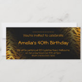 Einladung von Tierdrucken (Rückseite)