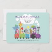 Einladung von Tieren zum Geburtstag (Vorderseite)