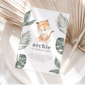 Einladung von Tiger Birthday