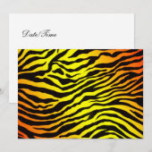 Einladung von Tigerstreifen (Vorne/Hinten)