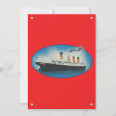 Einladung von Titanic Red Birthday (Rückseite)