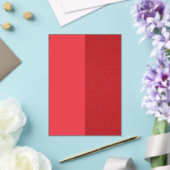 Einladung von Tomatenroter Acrylsäure mit zwei Ton (In Situ (Hochzeit))