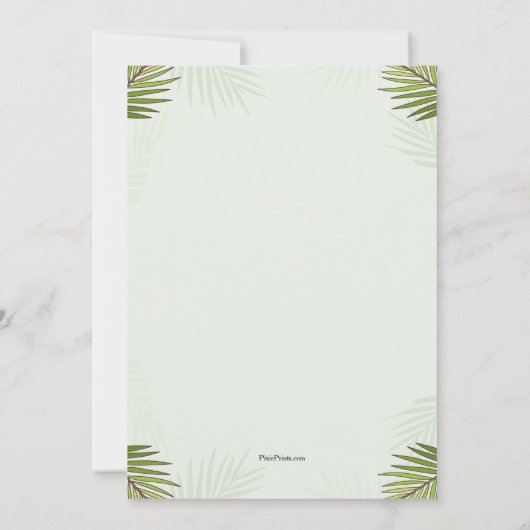 Einladung von Toucan Bird (Rückseite)