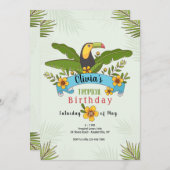 Einladung von Toucan Bird (Vorne/Hinten)