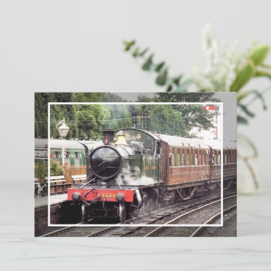 EINLADUNG VON TRAINS (Stehend Vorderseite)