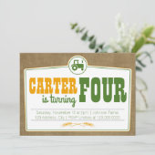 Einladung von Traktoren (Stehend Vorderseite)