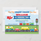 Einladung von Transportfahrzeugen (Vorderseite)