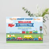 Einladung von Transportfahrzeugen (Stehend Vorderseite)