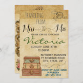 Einladung von Travel Bridal Duwer (Vorne/Hinten)