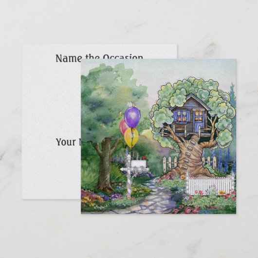 Einladung von Tree House (Vorne/Hinten)