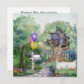 Einladung von Tree House (Vorne/Hinten)