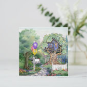 Einladung von Tree House (Stehend Vorderseite)