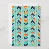 Einladung von Tribal Baby Shower - Boho Einladung (Rückseite)