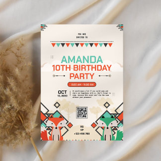 Einladung von Tribal Fox zum 10. Geburtstag