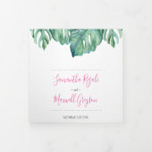 Einladung von Tropical Hawaii Hochzeit (Cover)