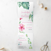 Einladung von Tropical Hawaii Hochzeit (Innenseite)