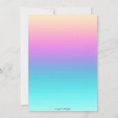 Einladung von Tropical Hawaiian Luau (Rückseite)