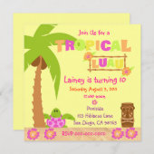 Einladung von Tropical Luau (Vorne/Hinten)