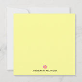 Einladung von Tropical Luau (Rückseite)