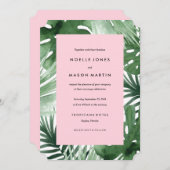 Einladung von Tropics Wedding (Vorne/Hinten)