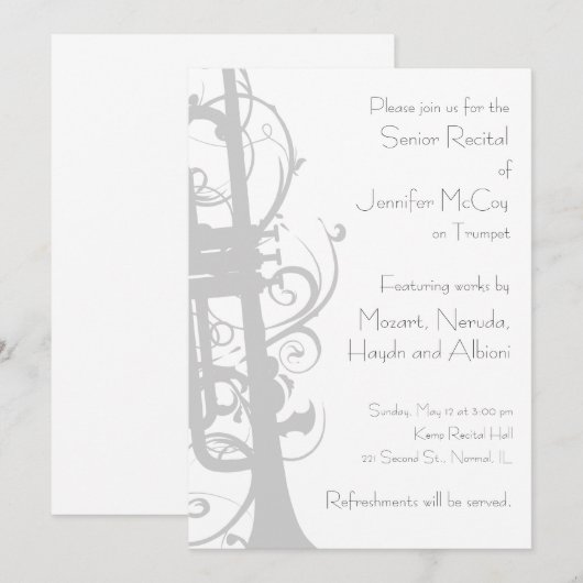 Einladung von Trumpet (Vorne/Hinten)