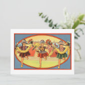 Einladung von Tulip und Holzschuhen (Stehend Vorderseite)