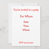 Einladung von Tulip und Holzschuhen (Rückseite)