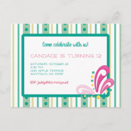 Einladung von Tween Girl Birthday