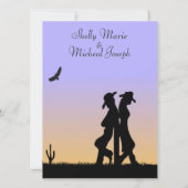 Einladung von Twilight West Wedding (Rückseite)