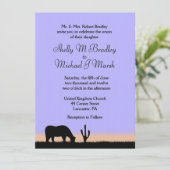Einladung von Twilight West Wedding (Stehend Vorderseite)