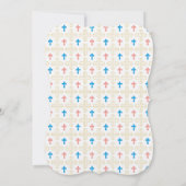 Einladung von Twin Boy and Girl First Communation (Rückseite)