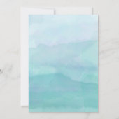 Einladung von Twin Boys Baby Shower (Rückseite)