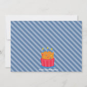 Einladung von Twin Boys Bowling Birthday Party (Rückseite)