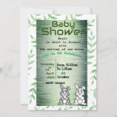 Einladung von Twins (Vorderseite)