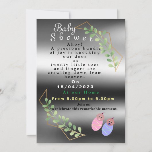 Einladung von Twins (Vorderseite)