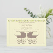 Einladung von Twins Gender (Stehend Vorderseite)