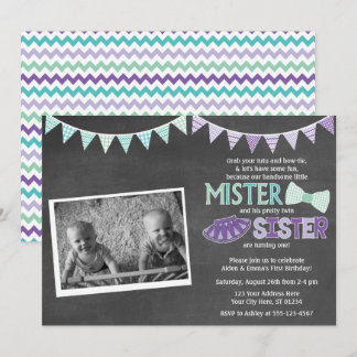 Einladung von Twins zum Geburtstag | Tutus und Kra