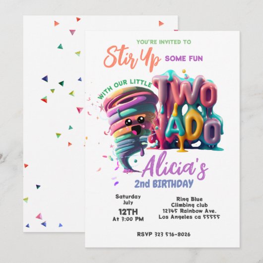 Einladung von Twonado (Vorne/Hinten)