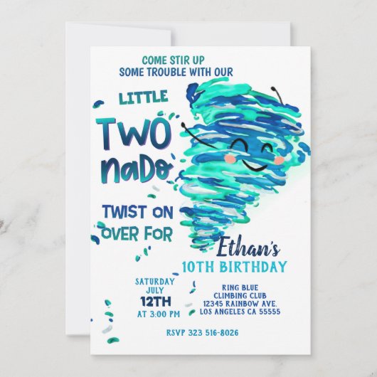 Einladung von Twonado (Vorderseite)