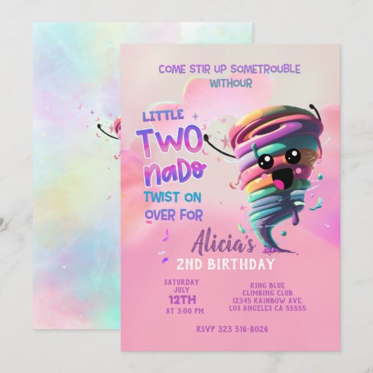 Einladung von Twonado (Vorne/Hinten)