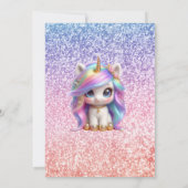Einladung von Unicorn ausfüllen (Rückseite)