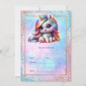 Einladung von Unicorn ausfüllen (Vorderseite)