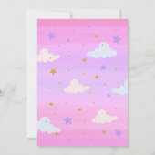 Einladung von Unicorn Magical Birthday (Rückseite)