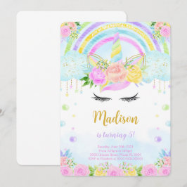 Einladung von Unicorn zum Geburtstag