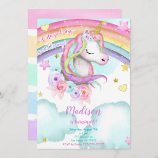 Einladung von Unicorn zum Geburtstag