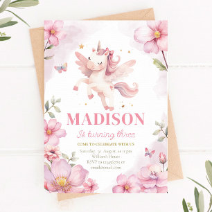 Einladung von Unicorn zum Geburtstag