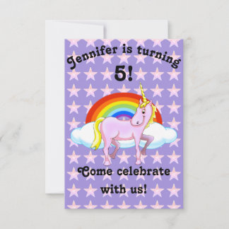 Einladung von Unicorn zum Geburtstag