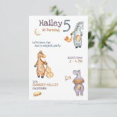 Einladung von Unisex Musical zum Geburtstag (Stehend Vorderseite)