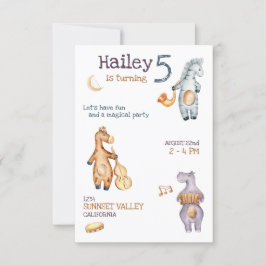 Einladung von Unisex Musical zum Geburtstag