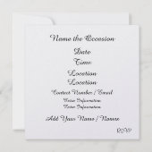 Einladung von Unity 2 Regenbogen-Händen (Rückseite)